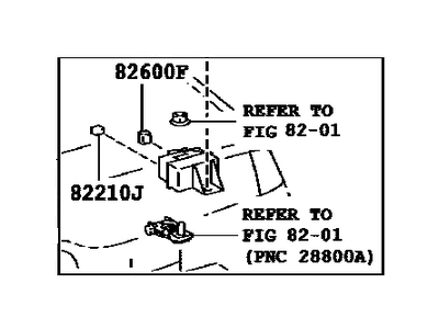 Toyota 82620-47040 Block Assy, Fusible Link