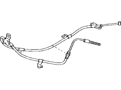 Toyota 46410-47050 Cable Assembly, Parking Brake