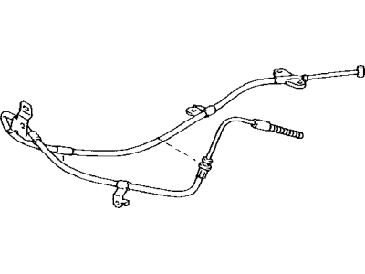 2008 Toyota Prius Parking Brake Cable - 46410-47050