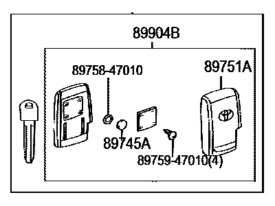 2004 Toyota Prius Transmitter - 89994-47060