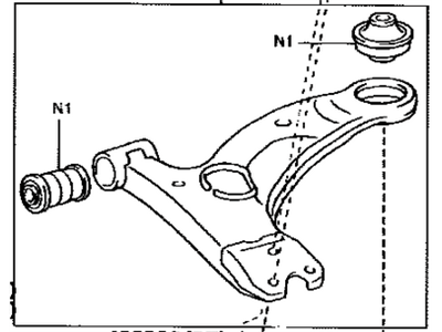 Toyota 48069-47030 Front Suspension Control Arm Sub-Assembly Lower Left