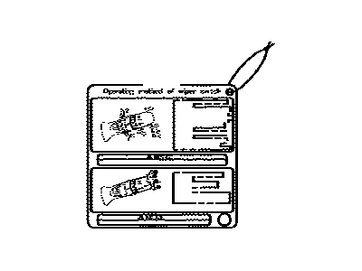 Toyota 85254-47010 Label, Rear Wiper Information