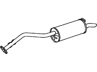 2009 Toyota Prius Exhaust Pipe - 17430-21580