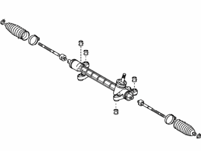 2005 Toyota Prius Steering Gear Box - 45510-47020