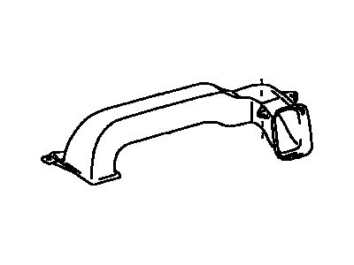 Toyota 55845-47020 Duct, Heater To Register