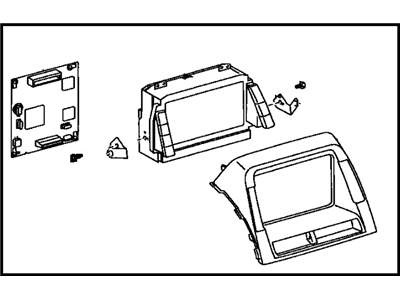 Toyota 86110-47210-C0 Multi-Display Assembly