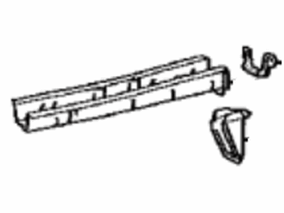 Toyota 57616-47903 Member, Rear Floor Side, Rear LH