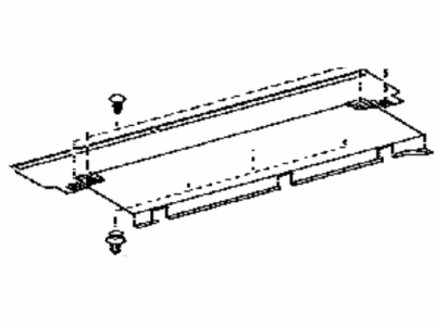 Toyota 58415-47010-A2 Board, Rear Floor