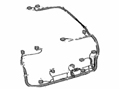 Toyota 82185-47110 Wire, Back Door