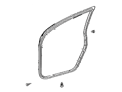 2009 Toyota Prius Door Seal - 67861-47020