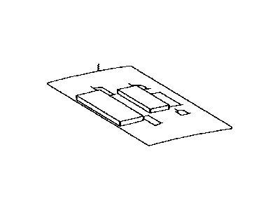 Toyota 63343-47030 Pad, Roof Silencer