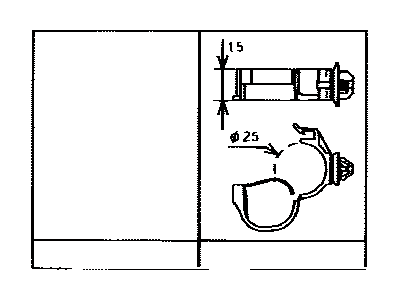 Toyota 82711-3F230 Clamp, Wiring HARNES