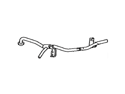 Toyota Prius Coolant Reservoir Hose - 16268-21040