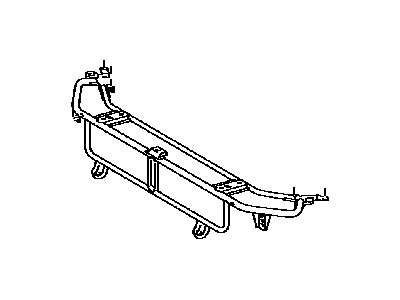 Toyota 71033-52060 Leg Sub-Assembly, Rear Sea