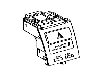 Toyota 84330-52012 Switch Assembly, Hazard