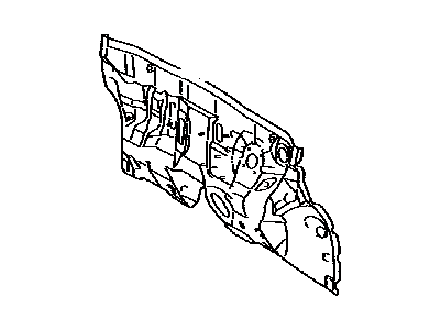 Toyota 55101-52500 Panel Sub-Assembly, Dash