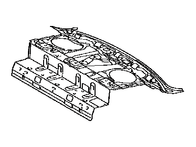 Toyota 64101-52080 Panel Sub-Assy, Upper Back