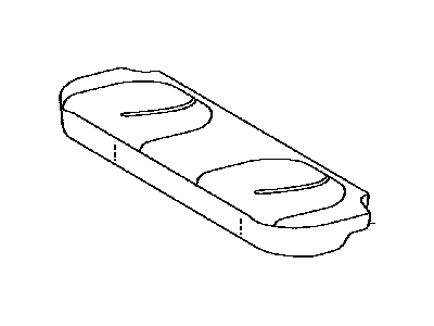 Toyota 71601-52D61-E1 Pad Sub-Assembly, Rear Seat