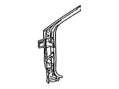 Toyota 61108-52140 Reinforce Sub-Assy, Front Body Pillar, Lower RH