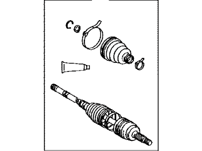 2007 Toyota Yaris Axle Shaft - 43470-59315