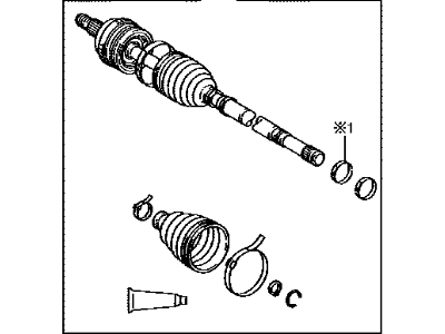 2014 Toyota Yaris CV Joint - 43460-59416