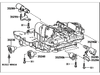 Toyota 35410-52130 Body Assy, Transmission Valve