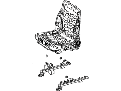 Toyota 71120-52381 Frame Assembly, Front Seat