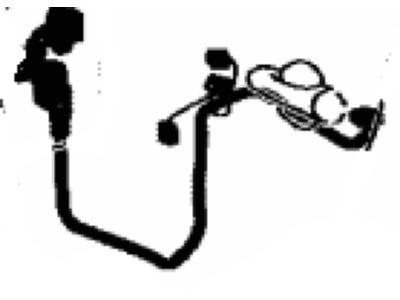 Toyota 82154-42040 Wire, Rear Door, NO.2