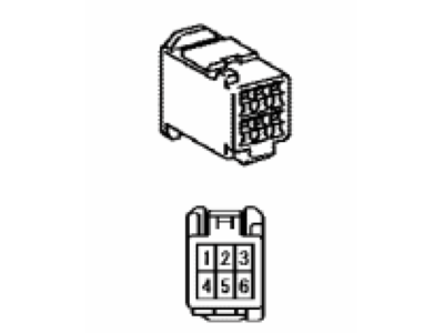 Toyota 90980-12209 Housing, Connector F