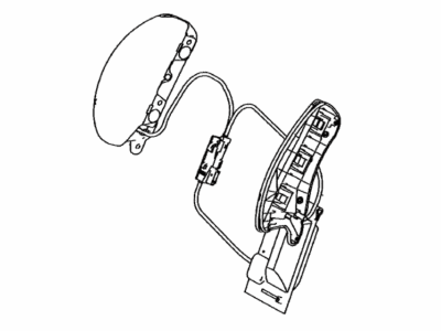 Toyota 71183-WAA01 Support, Fr Seat Bac