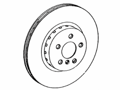 2020 Toyota GR Supra Brake Disc - 43512-WAA01