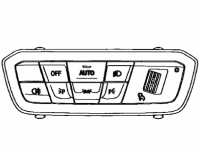 Toyota GR Supra Headlight Switch - 84110-WAA03