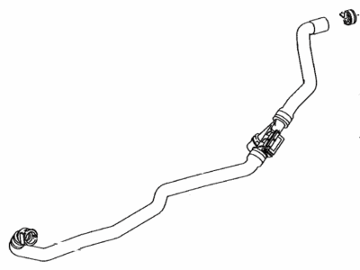 Toyota 87245-WAA04 Hose, Water