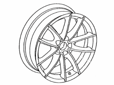 Toyota 42611-WAA05 Wheel, Disc