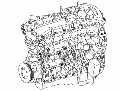 Toyota 19000-WAA13 Engine Assembly,Partial