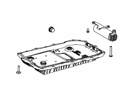 Toyota 35106-WAA01 Pan Sub-Assembly, TRANSM