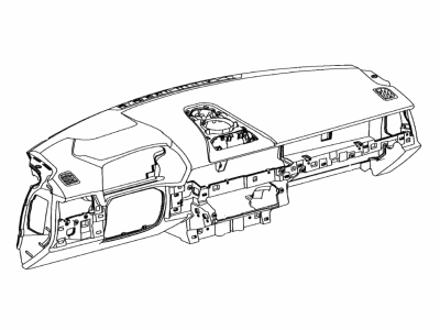 Toyota 55400-WAA07 Pad Assembly, Instrument