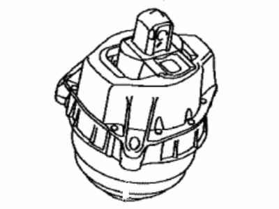 Toyota 12361-WAA03 INSULATOR, ENGINE MO