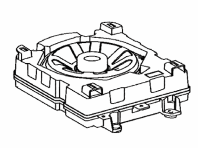 Toyota 86160-WAA08 Speaker Assembly, Radio