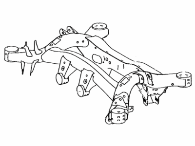 Toyota 51206-WAA08 Member Sub-Assembly, Rr