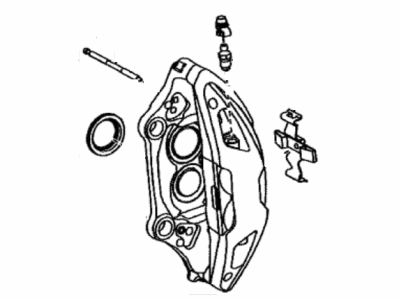 2020 Toyota GR Supra Brake Caliper - 47723-WAA01