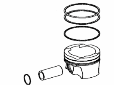 Toyota 13101-WAA02 Piston Sub-Assembly, W/P