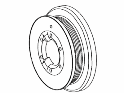 Toyota 13470-WAA01 PULLEY Assembly, CRANKSH