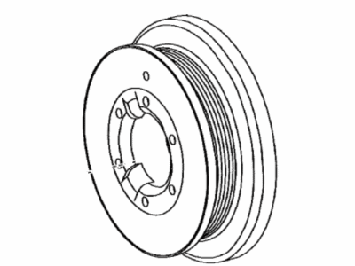 2020 Toyota GR Supra Crankshaft Pulley - 13470-WAA04