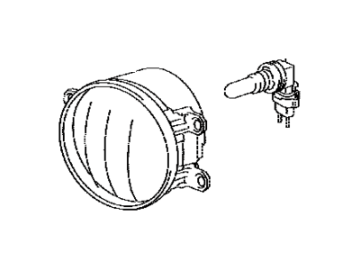 Toyota 81210-06070 Lamp Assembly, Fog, RH
