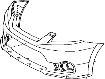 2010 Toyota Matrix Bumper - 52119-02994