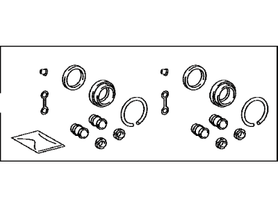 Toyota 04478-02230 Cylinder Kit, Disc Brake, Front