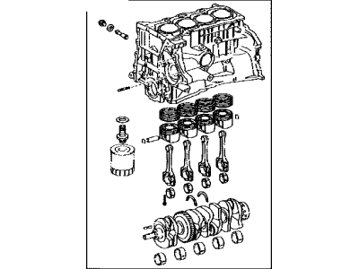 Toyota 11400-0H070 Block Assembly, Short