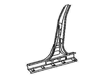 Toyota 61311-02210 Panel, Rear Body Front Outside, RH