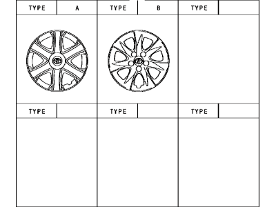 Toyota 42621-02100 Wheel Cap